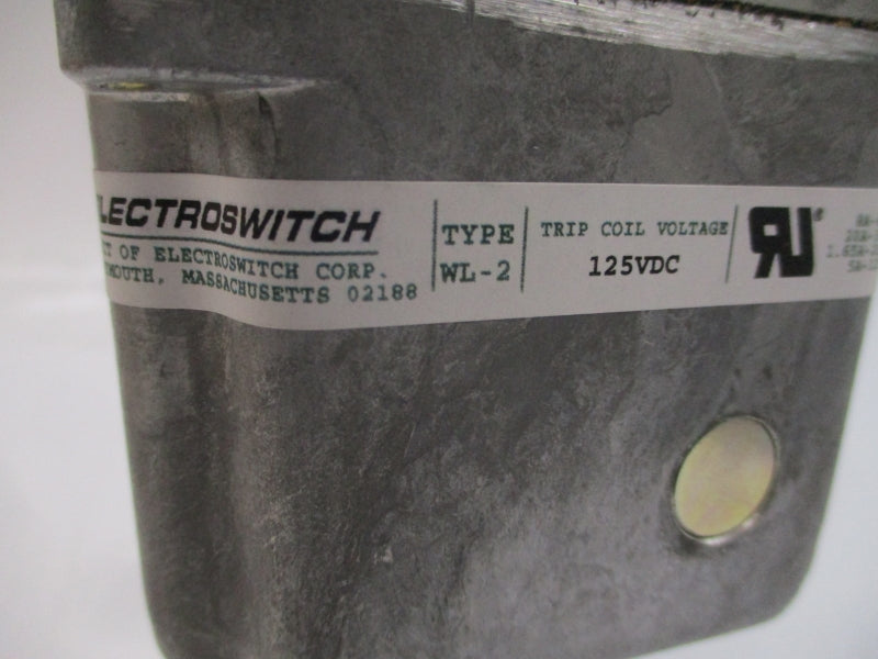 ELECTROSWITCH 796A209G06 WL-2 125VDC 20A NSMP