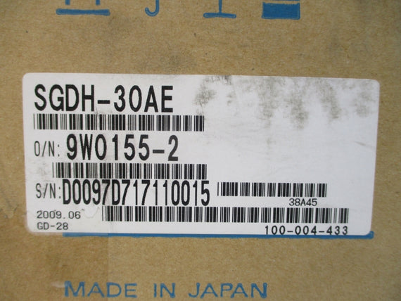 YASKAWA SGDH-30AE 200-230VAC 17.0A NSMP