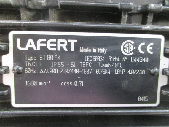 LAFERT ST80S4 460V2.3A NSNP
