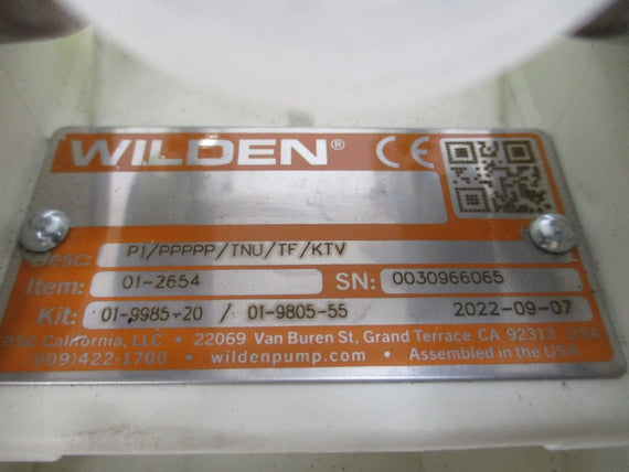 WILDEN P1/PPPPP/TNU/TF/KTV 01-2654 WIL-01-2654 NSMP