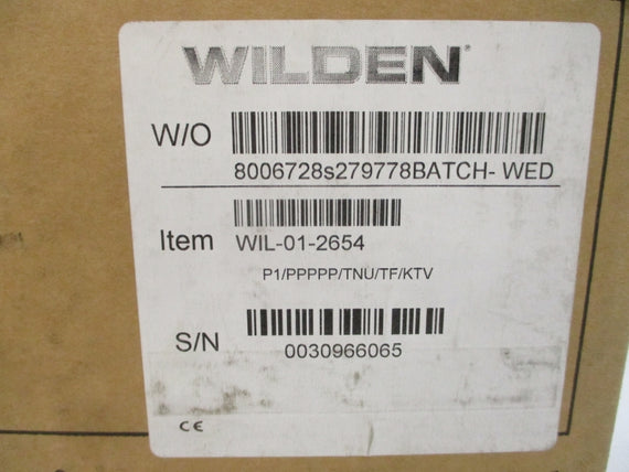 WILDEN P1/PPPPP/TNU/TF/KTV 01-2654 WIL-01-2654 NSMP