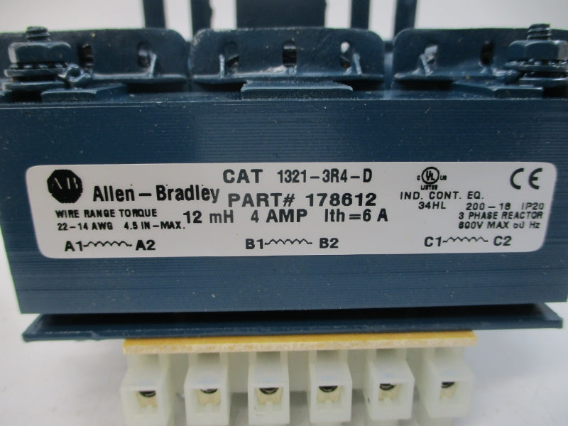 ALLEN BRADLEY 1321-3R4-D SER. A 600V 4A NSMP