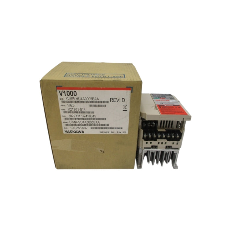 YASKAWA CIMR-VU4A0005BAA 380-480VAC 5.9/4.4A REV. D NSMP