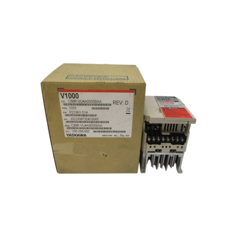 YASKAWA CIMR-VU4A0005BAA 380-480VAC 5.9/4.4A REV. D NSMP