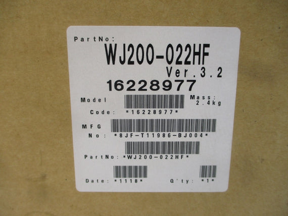 HITACHI WJ200-022HF 380-480V 8.1/6.5A NSMP