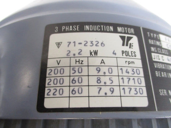 YASKAWA ELECTRIC FELQ-5 71-2326 220V 7.9A NSNP