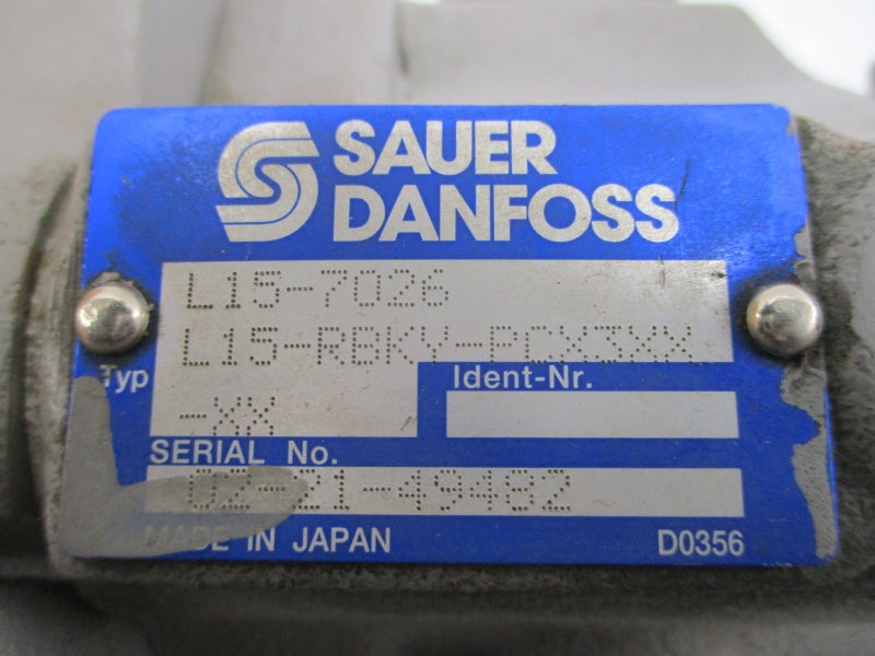 SAUER DANFOSS L15-7026 L15-RBKY-PCX3XX-XX NSNP