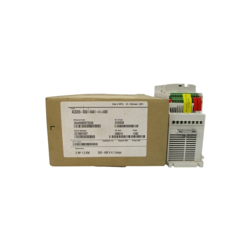 ABB ACS355-03U-04A1-4 400/480V 6.9/5.8A NSMP