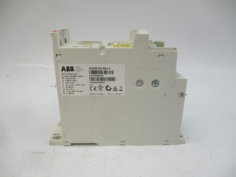 ABB ACS355-03U-04A1-4 400/480V 6.9/5.8A NSMP