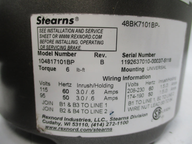 BALDOR VBM3542 34K045-3820-C 208-230/460V 2.9-2.6/1.3A NSNP