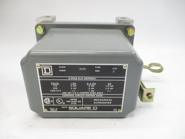 SQUARE D 9038AW1 SER. A 460/575V 572A NSMP
