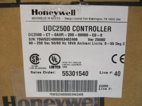HONEYWELL DC2500-CT-0A0R-200-00000-E0-0 90-250VAC NSMP