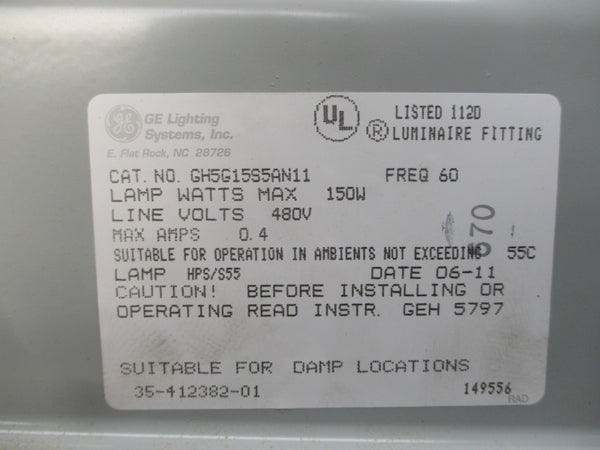 GENERAL ELECTRIC GH5G15S5AN11 480V 0.4A NSMP