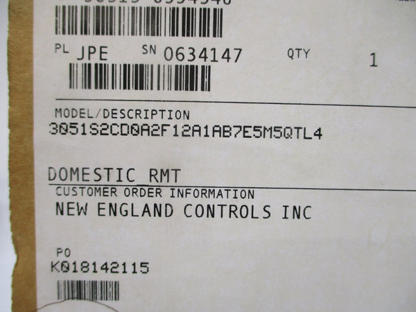 ROSEMOUNT 3051S2CD0A2F12A1AB7E5M5QTL4 10.5-42.4VDC 750PSI NSMP