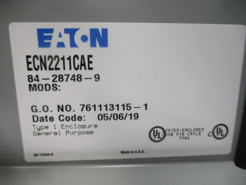 EATON ECN2211CAE 84-28748-9 440-480V 27A NSNP