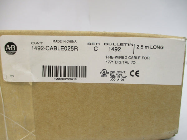 ALLEN BRADLEY 1492-CABLE025R SER. C (BR/WH) NSMP