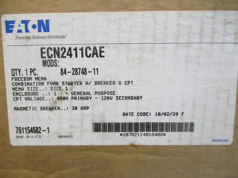 EATON ECN2411CAE 84-28748-11 480V 30A NSMP