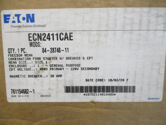 EATON ECN2411CAE 84-28748-11 480V 30A NSMP