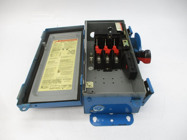 SQUARE D HU361AWK SER. F05 600V 30A (AS PICTURED) UNMP