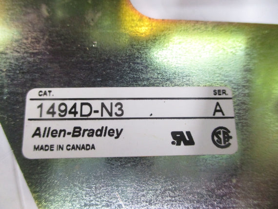 ALLEN BRADLEY 1494D-N3 SER. A NSNP