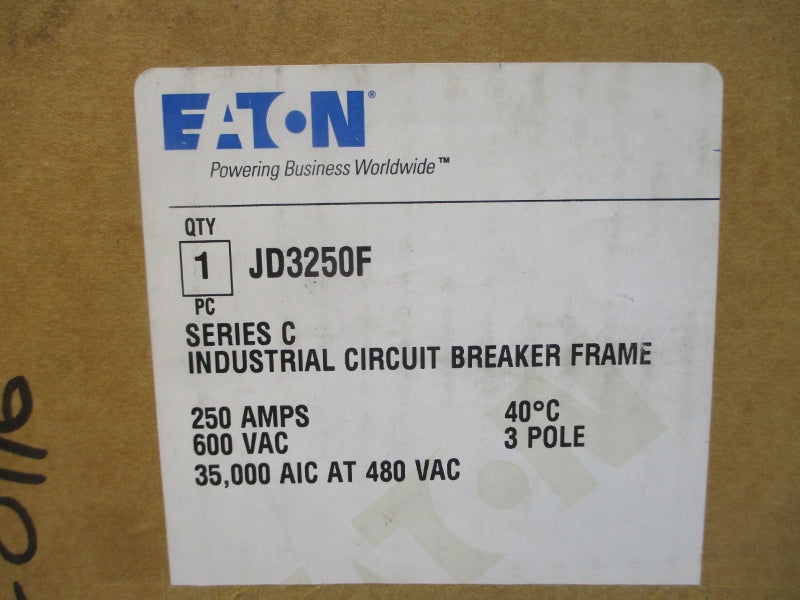 EATON JD3250F SER. C 600VAC 250A NSMP