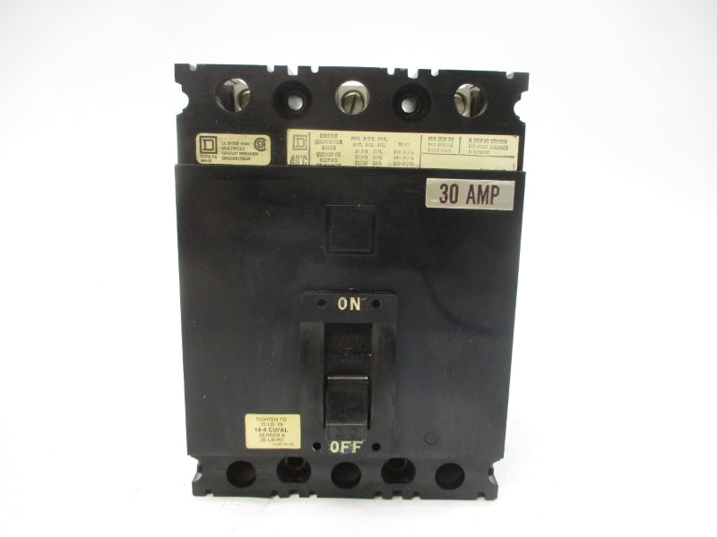 SQUARE D FAL36030 600V 30A NSMP