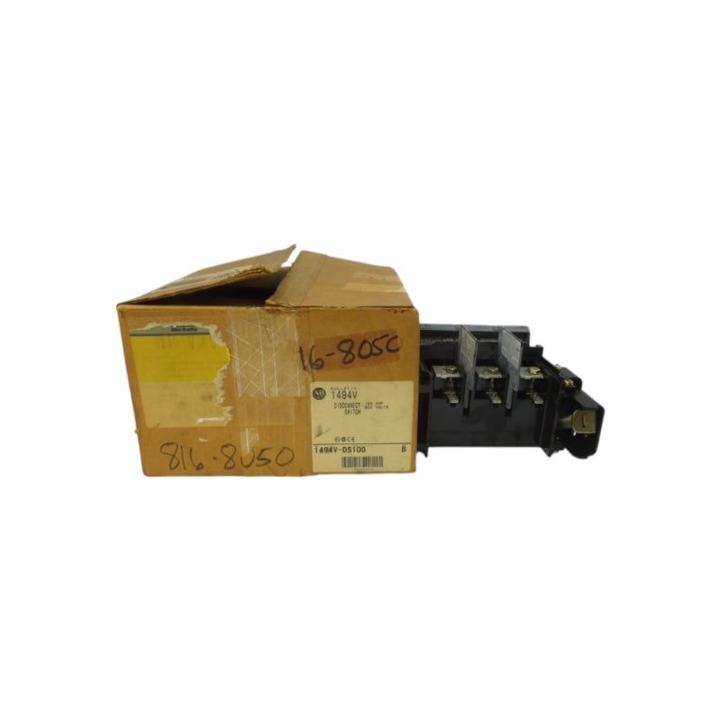 ALLEN BRADLEY 1494V-DS100 SER. B 600V 100A (BR/WH) NSMP