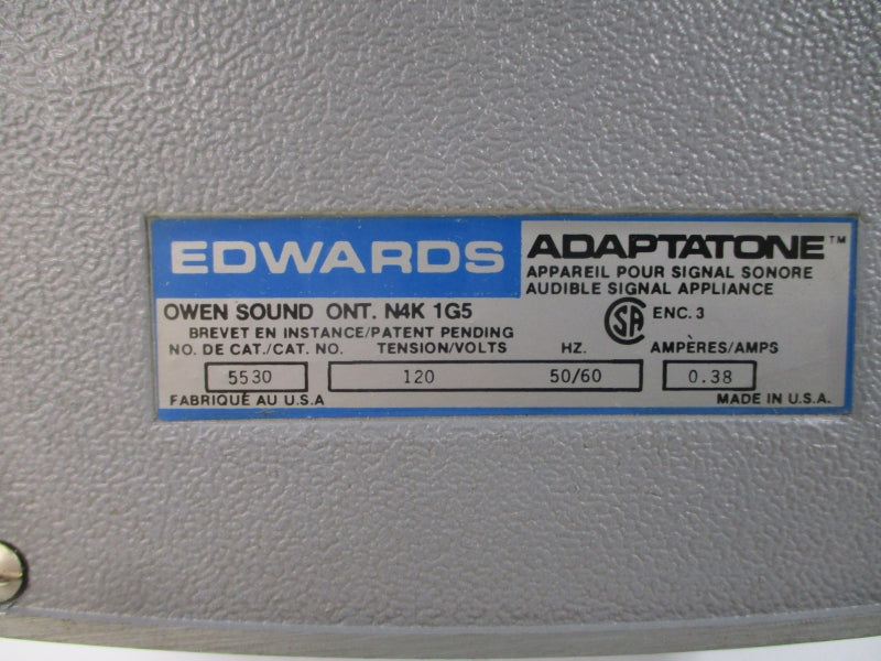 EDWARDS 5530 120V 0.38A NSNP