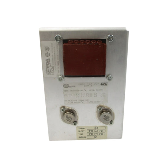 GFC POWER GHOF1DAOVP 240V 1.5A REV. A NSNP
