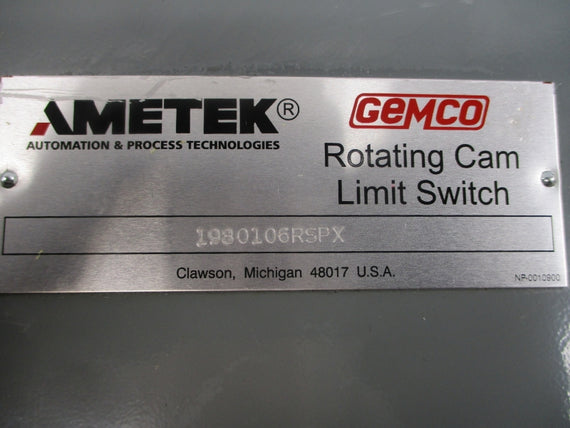 AMETEK 1980106RSPX NSNP