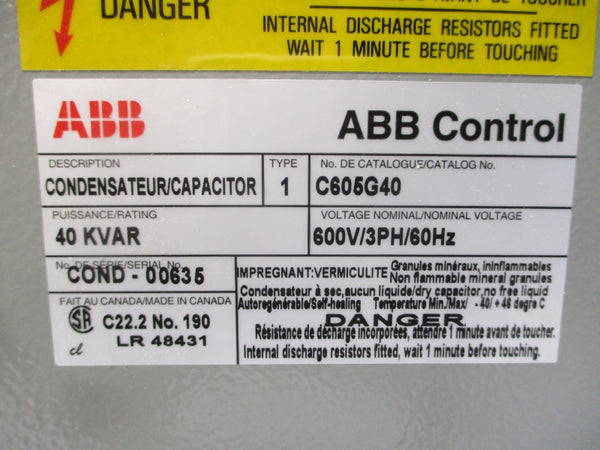 ABB C605G40 600V NSNP