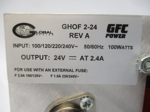 GFC POWER GHOF2-24 240V 2.4A REV. A NSNP