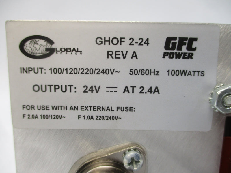 GFC POWER GHOF2-24 240V 2.4A REV. A NSNP