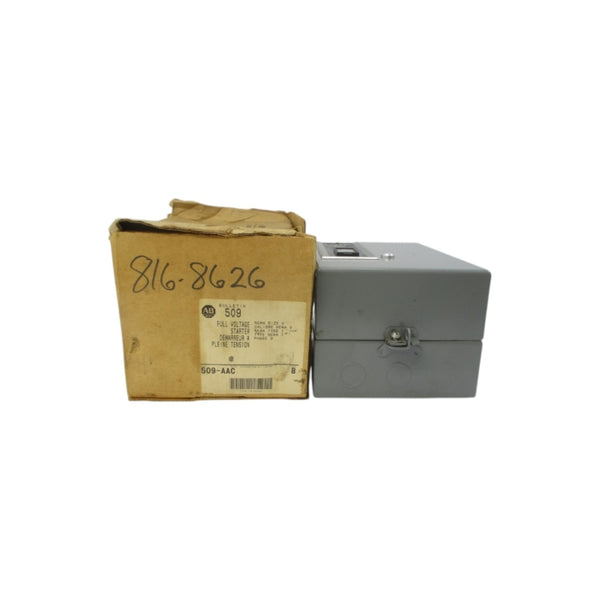 ALLEN BRADLEY 509-AAC SER. B 575-600V 18A (BR/WH) NSMP
