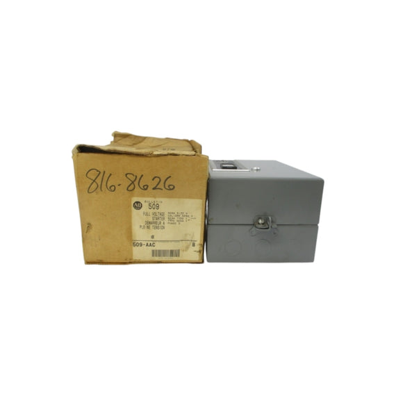 ALLEN BRADLEY 509-AAC SER. B 575-600V 18A (BR/WH) NSMP