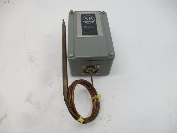 ALLEN BRADLEY 837-A4J SER. A 240/600VAC 5/3A 60-190'F (BR/YL) NSMP