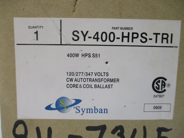 SYMBAN SY-400-HPS-TRI 347V 3.95A NSMP