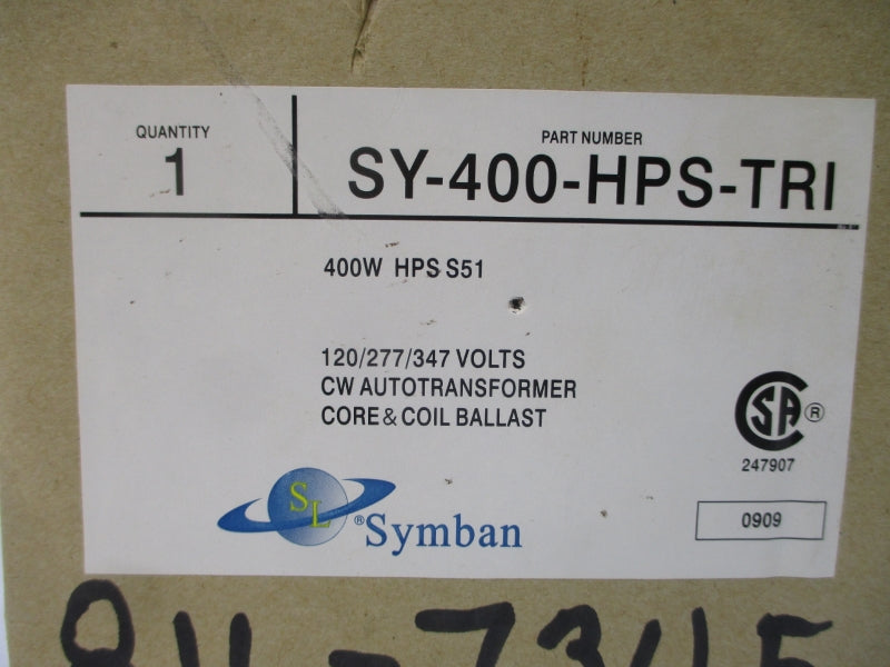 SYMBAN SY-400-HPS-TRI 347V 3.95A NSMP