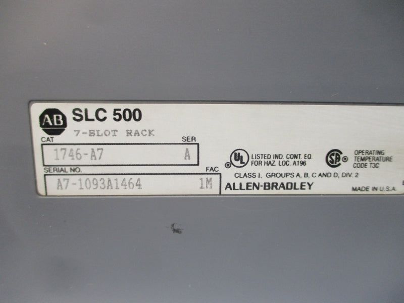 ALLEN BRADLEY 1746-A7 SER. A (AS PICTURED) UNMP