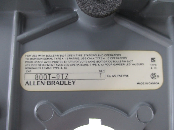 ALLEN BRADLEY 800T-9TZ SER. T NSNP