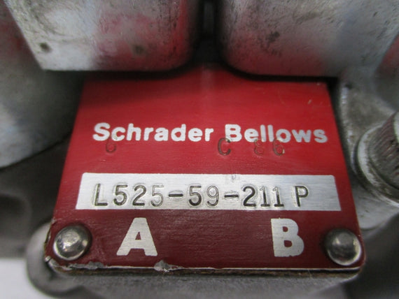 SCHRADER BELLOWS L525-59-211 110/120V NSNP