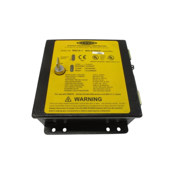 BANNER ENGINEERING MSCA-1 115/230VAC 4A NSNP