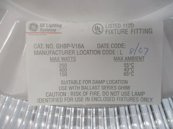 GENERAL ELECTRIC GHBP-V16A NSNP