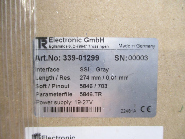 TR ELECTRONIC 339-01299 19-27V NSMP