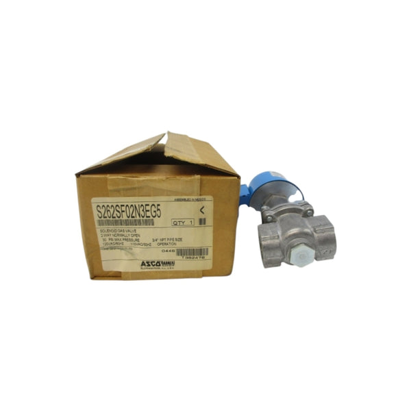 ASCO S262SF02N3EG5 110/120VAC .310A 30PSI 3/4" NSMP