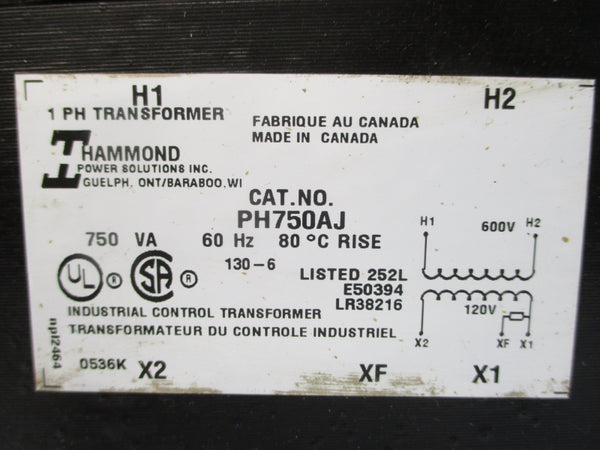 HAMMOND POWER SOLUTIONS PH750AJ 600V NSMP