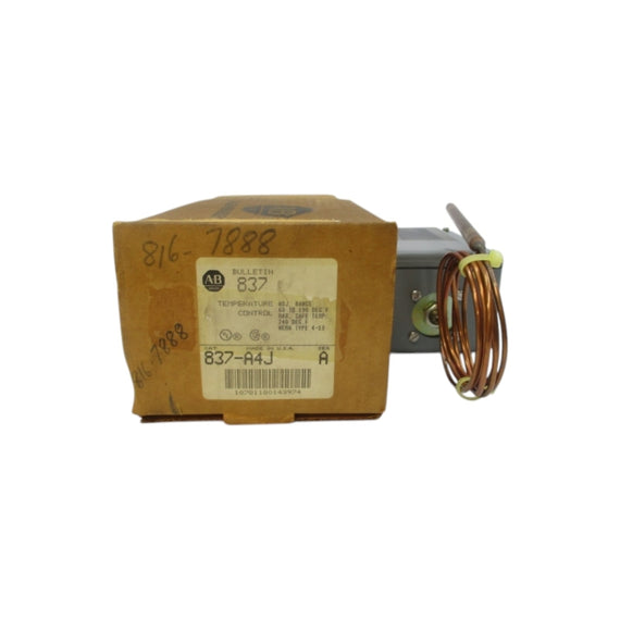 ALLEN BRADLEY 837-A4J SER. A 24-600VAC 60-190'F (BR/WH) NSMP