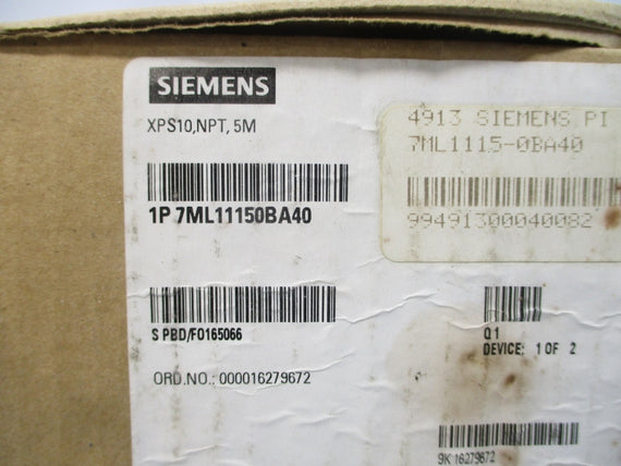SIEMENS 7ML11150BA40 XPS-10 1.77V NSMP