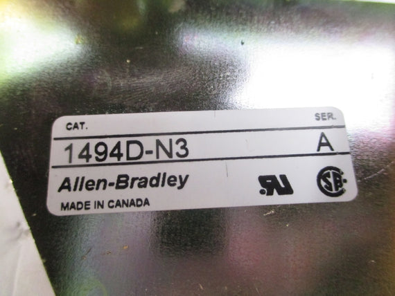 ALLEN BRADLEY 1494D-N3 SER. A NSMP