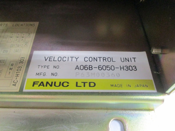 FANUC A06B-6050-H303 UNMP